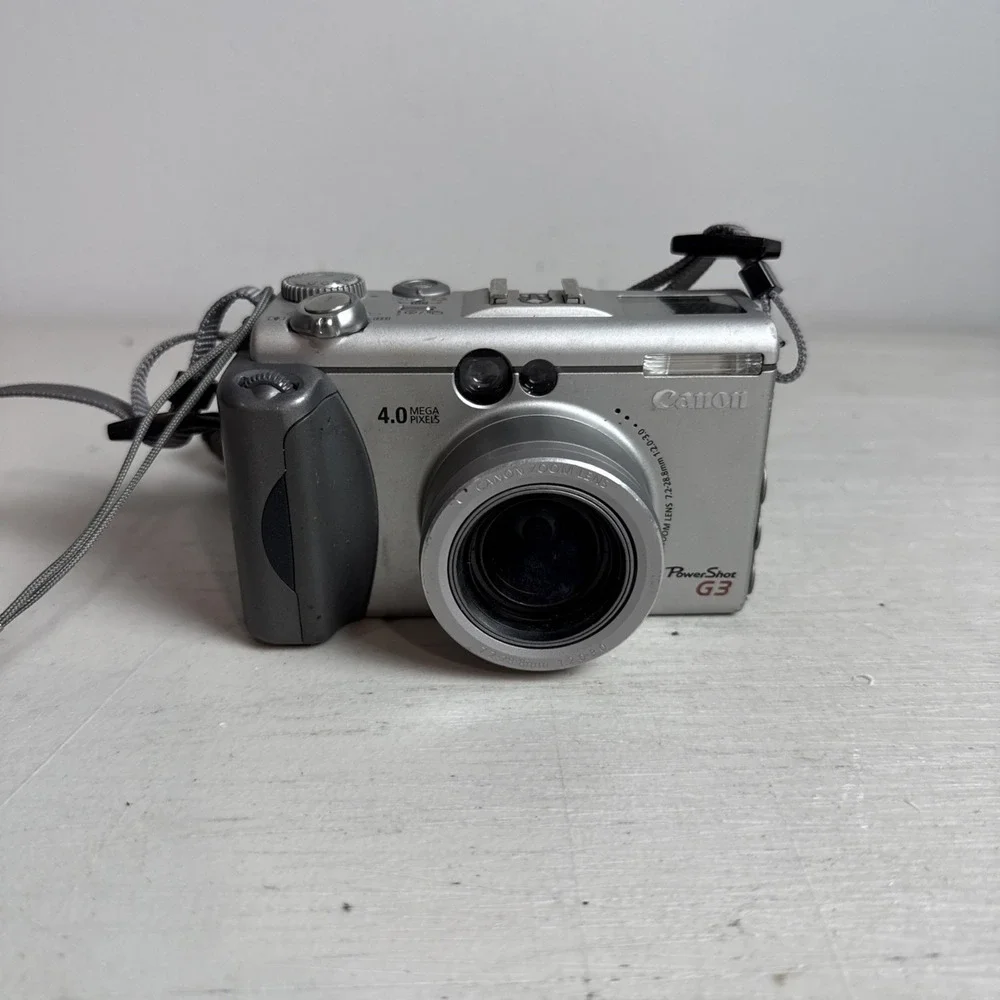 Canon PowerShot G3 4.0MP Digital Camera Silver UNTESTED